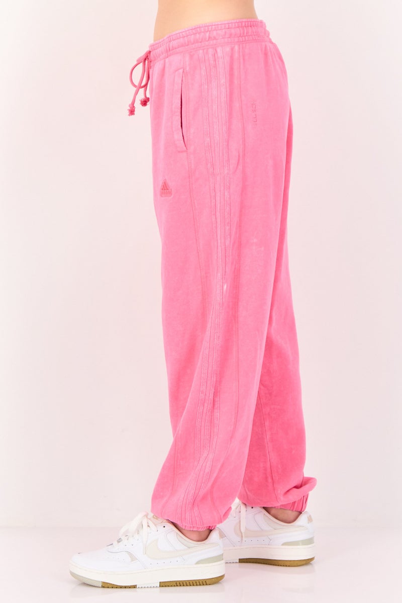 Adidas Women Sportswear Fit Embroidered Logo Outdoor Sweatpants, Pink - Image 2