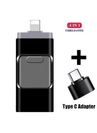 OTG 4-in-1 mobile phone U disk 2TB cross-border U disk for Apple mobile phone computer U disk 64g128g black 4IN 1 64GB - pzsku/Z7D34EC659D21A8236133Z/45/_/1687145712/2b8f1b97-73fb-438b-8725-7f0e1567c9ff