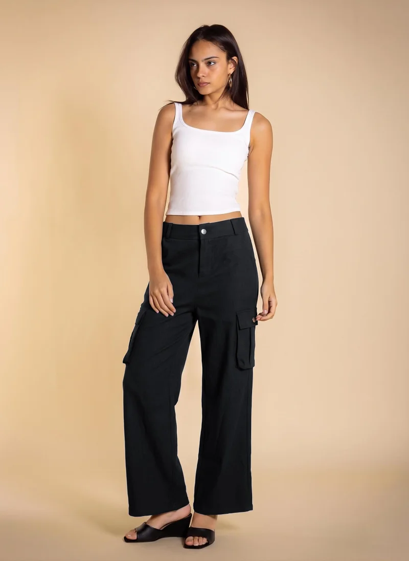 شايبس MID-WAIST CARGO TROUSERS