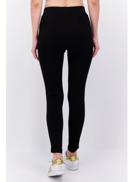 Red Tape Women Textured Pull On Leggings, Black  - Image 4