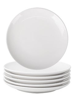 Mash Ceramic Flat Plate 10 Inch White, Porcelain Plates Microwave Oven ...