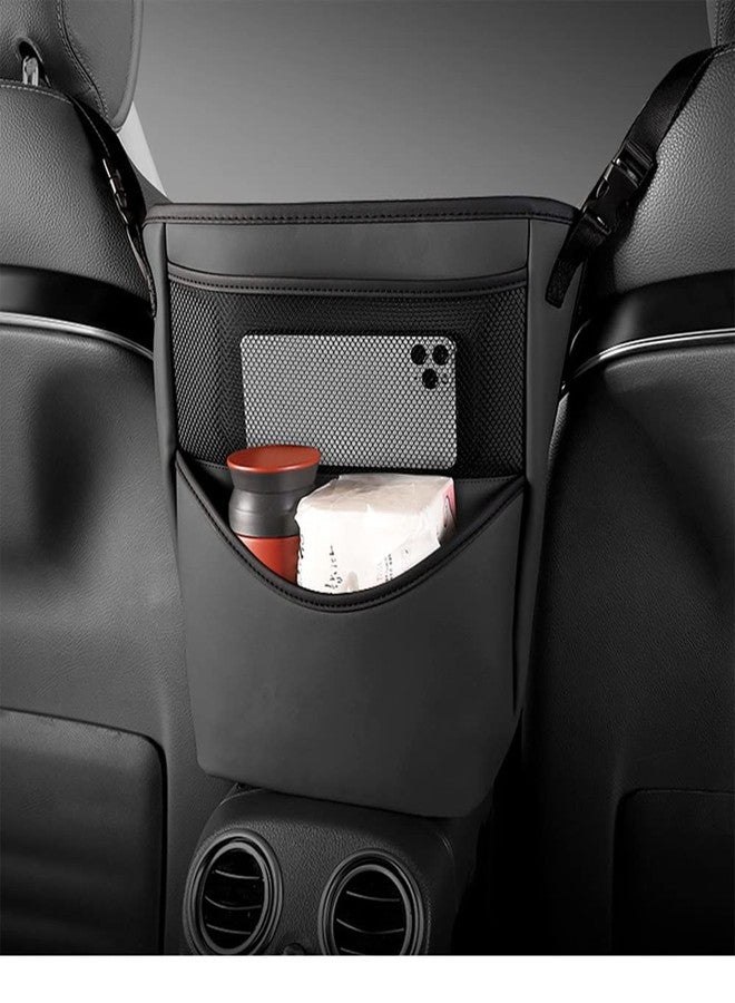Tumecos Car Handbag Holder Between Seats Car organizer for Center Armrest Box Car Storage Bag Pocket Handbag Purse Holder for Storage Car pet barrier Large capacity multifunctional wear resistant - Image 1
