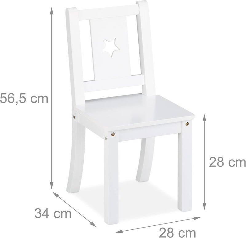 Relaxdays Children's Furniture Set, Kids' Table with 2 Chairs, with Colourful Storage Boxes, HxWxD: 52x75x46 cm, White, Fibreboard - Image 5