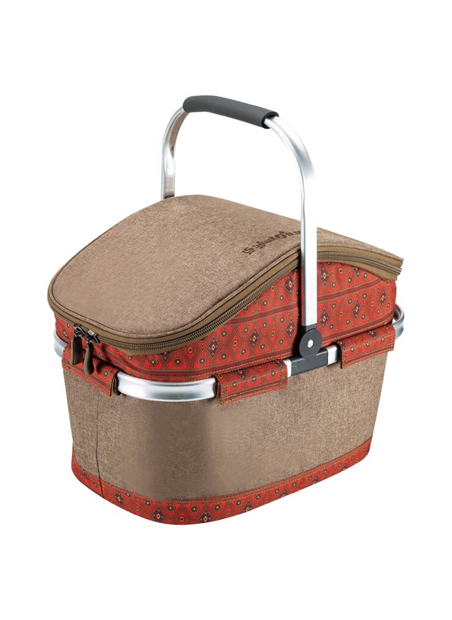 AL SANIDI Heat and cold insulated keeping bag for food and drinks, Food bag for Trips, Size 31*25*44 Cm  - Image 1