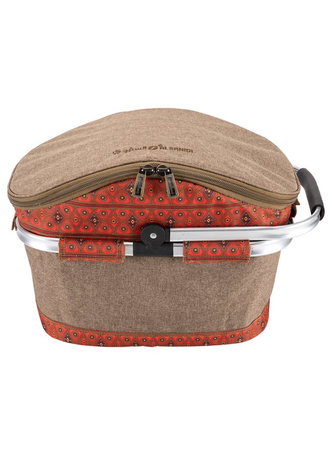 AL SANIDI Heat and cold insulated keeping bag for food and drinks, Food bag for Trips, Size 31*25*44 Cm  - Image 2