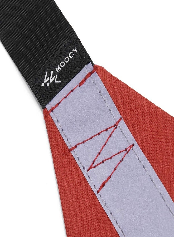 MOOCY Safety Tow Flag with Webbing for Kayak Boat Bicycle Travel Tow Warning Truck Loads (Red with Reflective Band) - Image 2