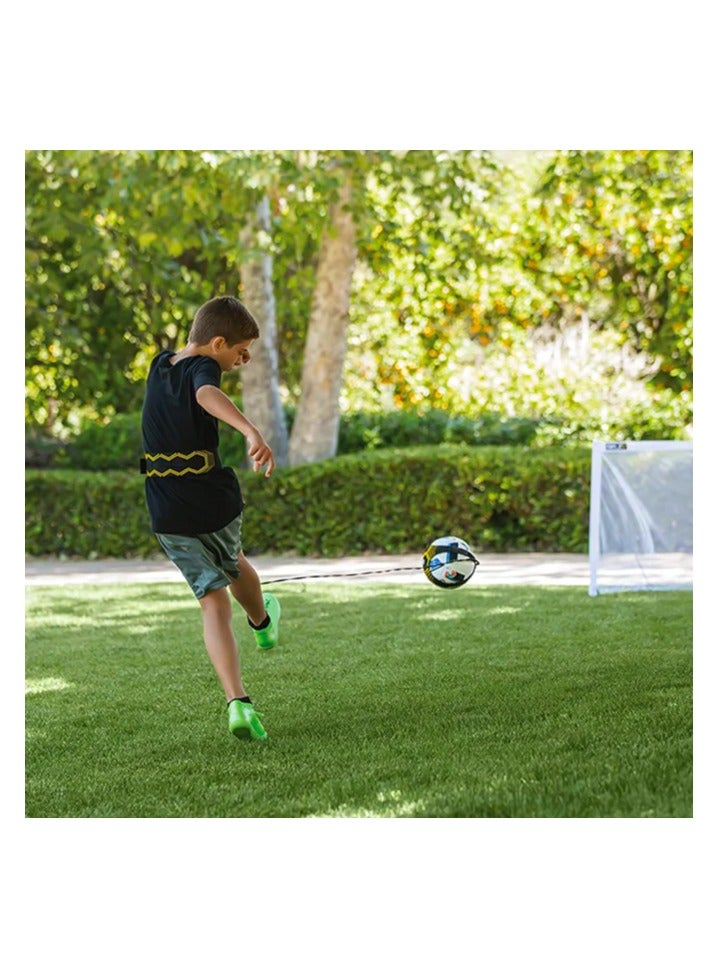 MOCOM Soccer Ball Football Kick Solo Trainer Hands-Free Adjustable Solo Soccer Trainer Adjustable Football Training Belt Juggling Kicking Practice - Fits All Ball Size- Boost Your Skills - Image 4