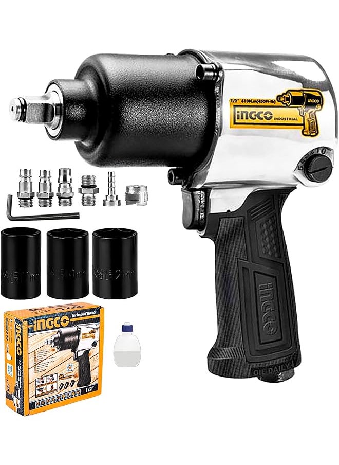 INGCO Arna Power Tools And Hand Tools Air Impact Fixed Square  - Image 1