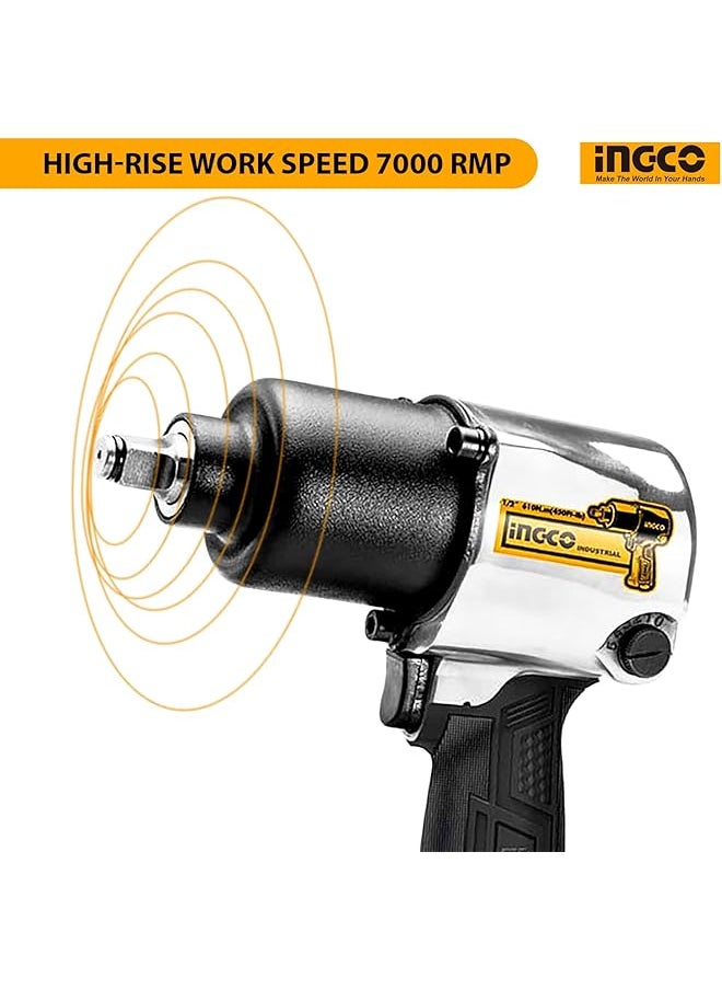 INGCO Arna Power Tools And Hand Tools Air Impact Fixed Square  - Image 4