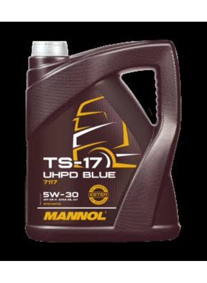 MANNOL 7117 (5L) TS-17 UHPD BLUE SAE 5W-30 API CK-4 ACEA E8 ACEA E11 FULLY SYNTHETIC TRUCK ENGINE OIL - Image 2