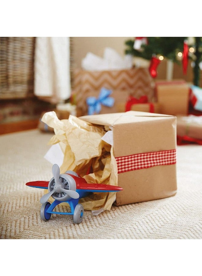 Green Toys طائرة ألعاب خضراء - خالية من BPA، خالية من الفثالات، طائرة حمراء لتحسين المعرفة الجوية للأطفال. الألعاب والألعاب - Image 5