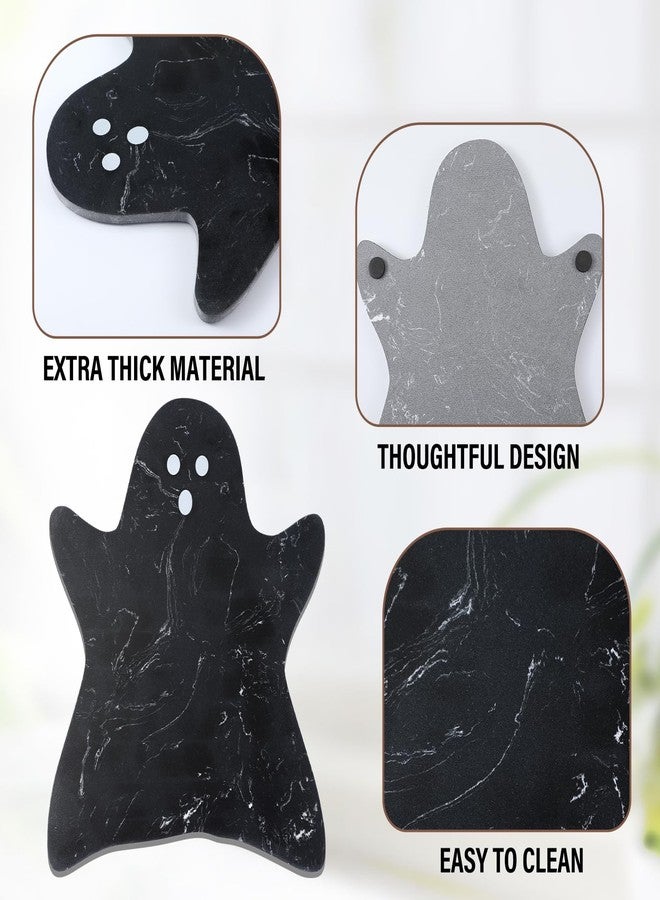 Reallnaive Black Ghost Marble Cheese Board Charcuterie Cutting Tray Marble Serving Decorative for Decoration Charcuterie Kitchen - Image 3