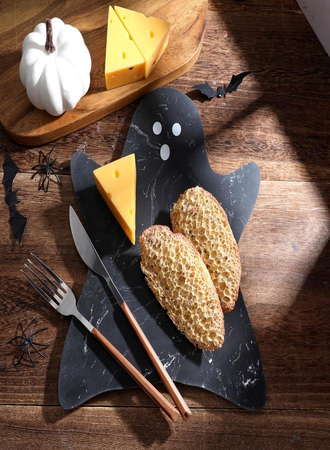 Reallnaive Black Ghost Marble Cheese Board Charcuterie Cutting Tray Marble Serving Decorative for Decoration Charcuterie Kitchen - Image 4
