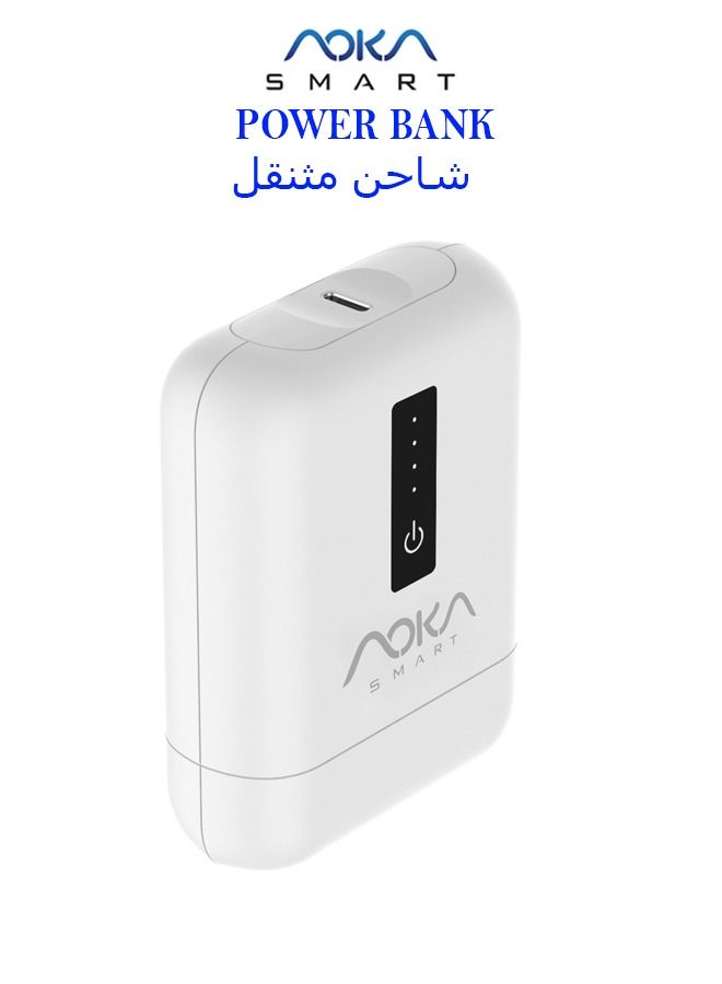 أوكا سمارت باور بانك 10000 مللي أمبير PD 20 وات APB-W001 - أبيض - Image 3