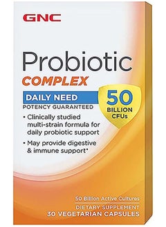 Probiotic Complex Daily Need With 50 Billion Cfus Clinically 30 Capsules
