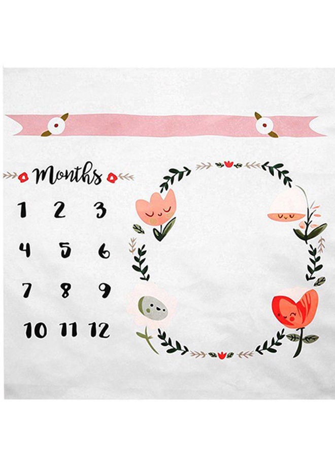 Month Printed Bath Towel - Image 1
