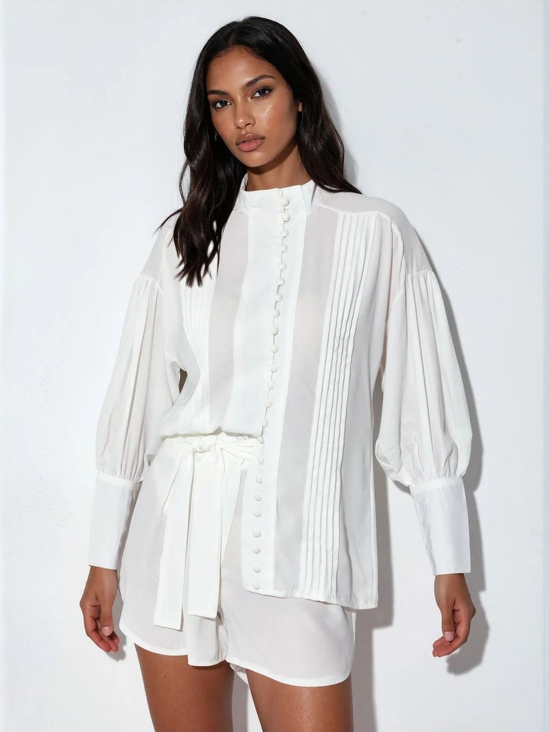 Jennyfer Belted Short Playsuit - Image 1