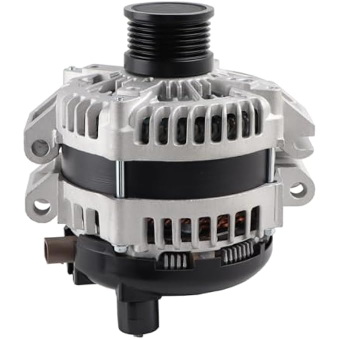 MISIOEK Alternator 12V 230A CW 6-Groove Pulley Compatible 2014-2018 Ram 1500, 2019 1500 Classic, V6 3.0L, Replace 56029696AA 11781N - Image 1
