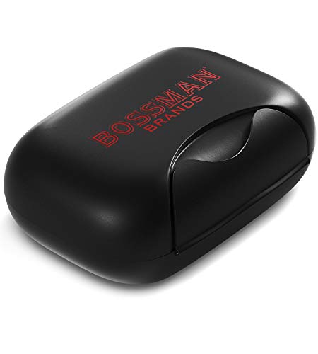 Bossman Travel Soap Container (Black) – Holder & Saver Case for Bar Soap for Men and Travel Toiletries - Image 1