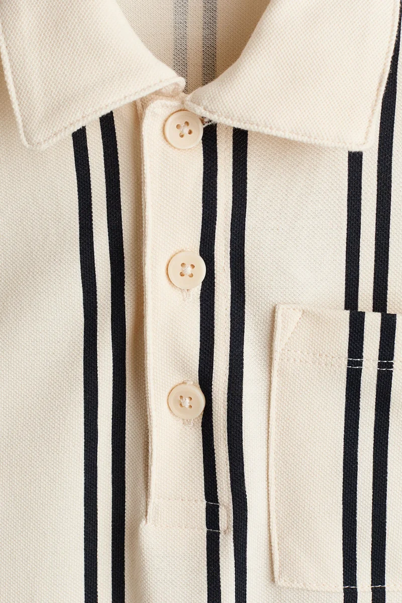 H&M Cotton piqué polo shirt