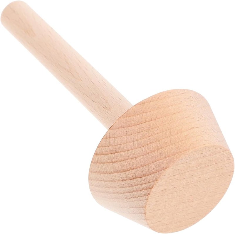Wooden Egg Tart Mold Large Tamper Pastry Presser For Home Bakery Dessert Preparation - Image 1