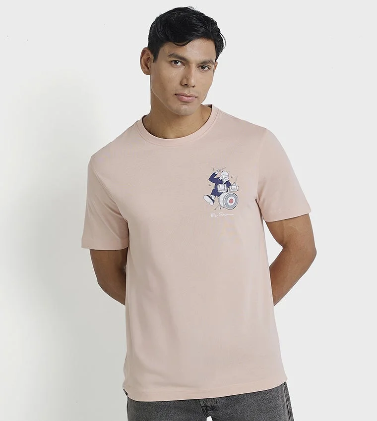 Ben Sherman Ben Sherman Men's Crew Neck Short Sleeve Graphic T-Shirt