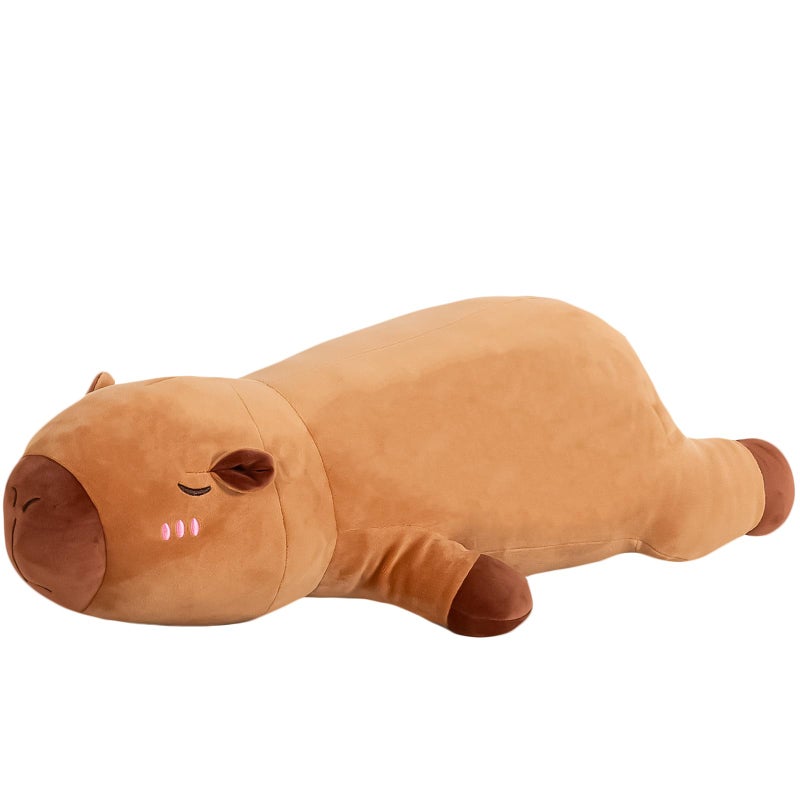 FFxiong 24 Inch Capybara Stuffed Animal Large Soft Plush Toy Pillow Cute Plushies Kapibala Big Doll Gift for Kids Boys Girls Birthday Valentines Christmas - Image 3