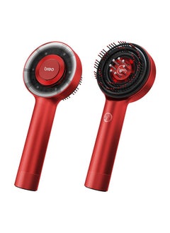 Breo Breo Scalp3 Hair Scalp Trilogy Head Massaging Brush - Essential Oil Treatment (Red)  - Image 1