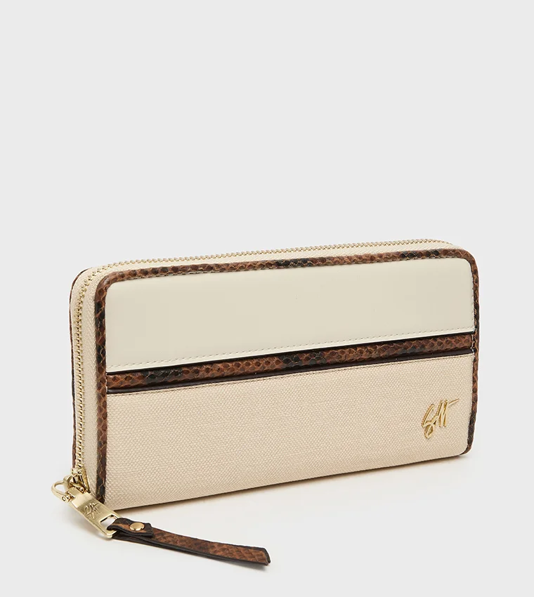 ستيف مادن Bmonay Color Block Zip-Around Wallet