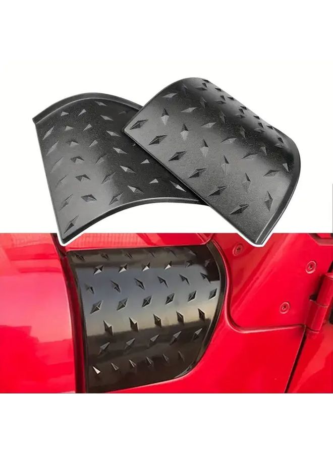 2pcs Front And Side Radome Armor Cover Corner Protection Device Compatible With Jeep Wrangler TJ 1997 2006 Durable Reinforced Edges For Adventure Seekers And Vehicle Modifiers - Image 2