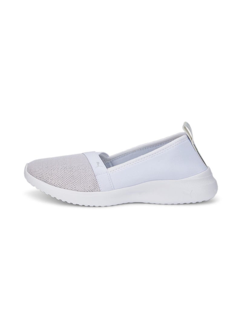 PUMA - Adelina Shine Womens White Slip-On Shoes - Image 1