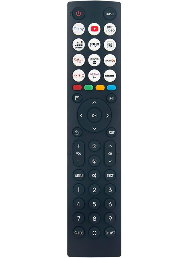 إيروريكس جهاز التحكم عن بعد البديل الصوتي Erf2M36 Erf2M36H مناسب لتلفزيون Hisense الذكي 43A53Fevs 0010 50A51Hevs 58A53Fevs 0010 75A53Fevs 0002 55A51Hevs Sub Erf2M36 0011 - Image 1