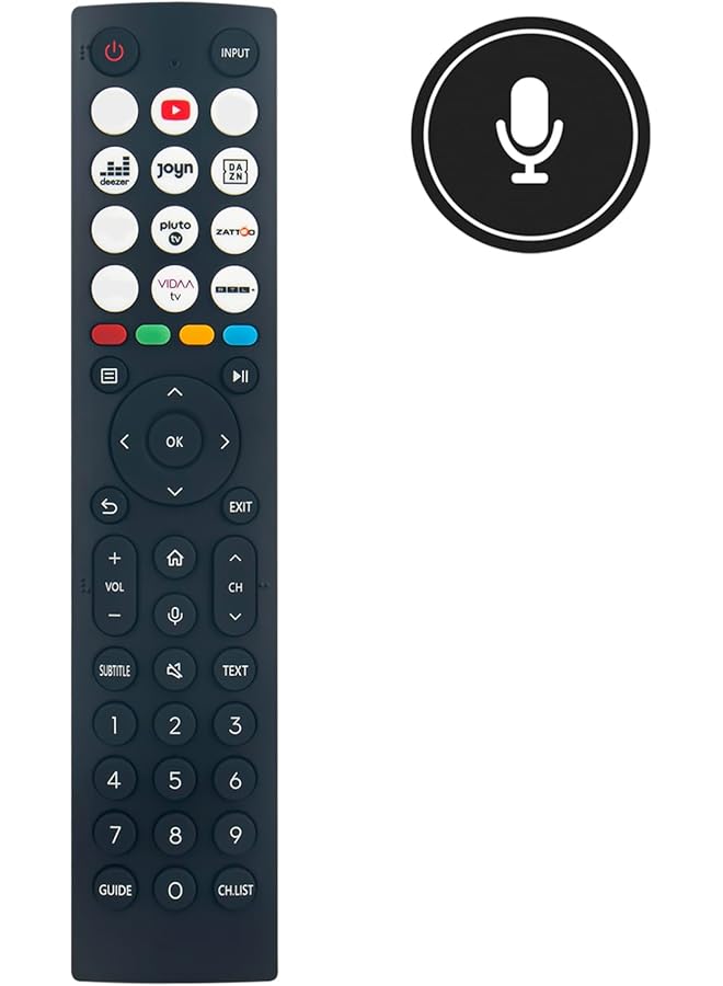 إيروريكس جهاز التحكم عن بعد البديل الصوتي Erf2M36 Erf2M36H مناسب لتلفزيون Hisense الذكي 43A53Fevs 0010 50A51Hevs 58A53Fevs 0010 75A53Fevs 0002 55A51Hevs Sub Erf2M36 0011 - Image 2