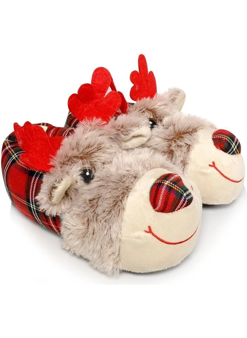 Twigy Deer Men's Animal Slippers Gray 41/46 AA0628