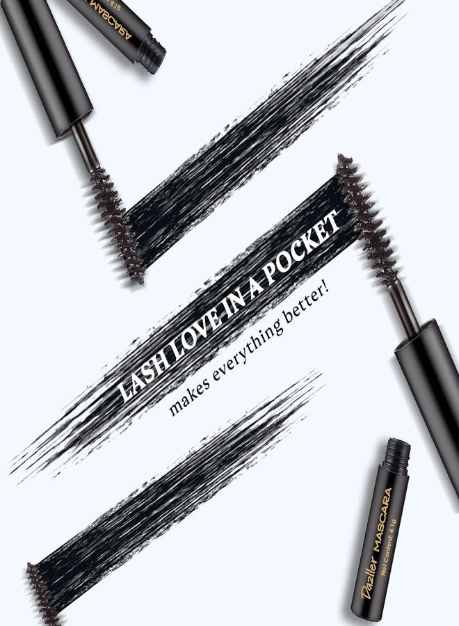 دازلير ماسكارا دازلر، 4.1 غرام - (عبوة من 3)، خفيفة الوزن، اقتصادية، مقاومة للماء، لا تتلطخ، بحجم الجيب، غنية بمرطبات لطيفة على الرموش، نباتية ولم تُختبر على الحيوانات - Image 2