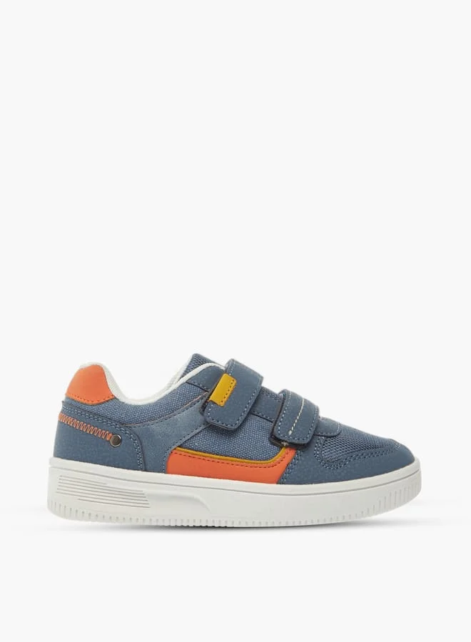 LBL by Shoexpress Boys Textured Sneakers With Hook And Loop Closure