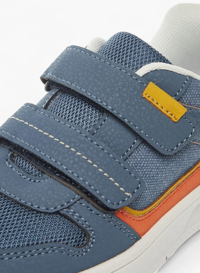 LBL by Shoexpress Boys Textured Sneakers With Hook And Loop Closure