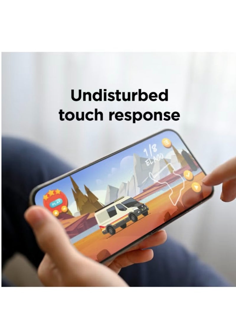 Original Privacy Screen Protector for Samsung Galaxy A04 – Anti-Static Tempered Glass with ESD Privacy, 9H Hardness, Anti-Peep, Dust-Proof, Super Smooth Touch - Image 4