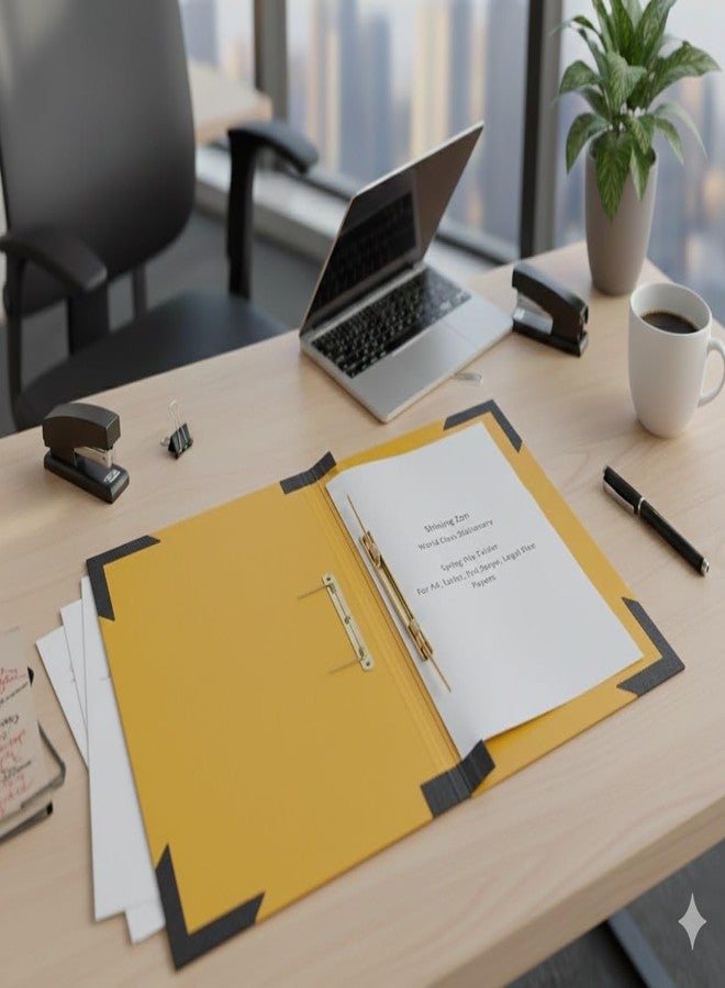 لوحة ملفات زاوية زنبركية من قماش متعدد الألوان من شاينينج زون، وزن 560 جرامًا للمتر المربع، مزودة بمشبك كوبرا لحفظ المستندات والشهادات والتقارير وحامل الصفحات والعروض التقديمية - عبوة من 12 قطعة - Image 5