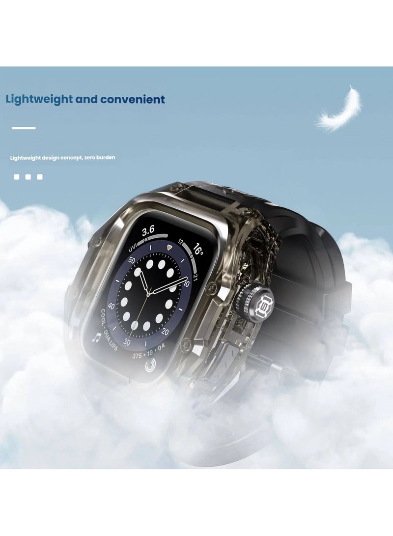 عام غطاء ساعة مقاوم للماء لساعة Apple Watch S10 بحجم 46 مم، غطاء واقي محكم الغلق كامل الجسم مضاد للصدمات ومقاوم للغبار، مناسب للسباحة والأنشطة الرياضية الخارجية. - Image 5