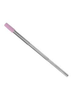 Thoraya Collapsible Stainless Steel Drinking Straw Reusable Metal Straw with Cleaning Brush for Travel Work Purple  - Image 5