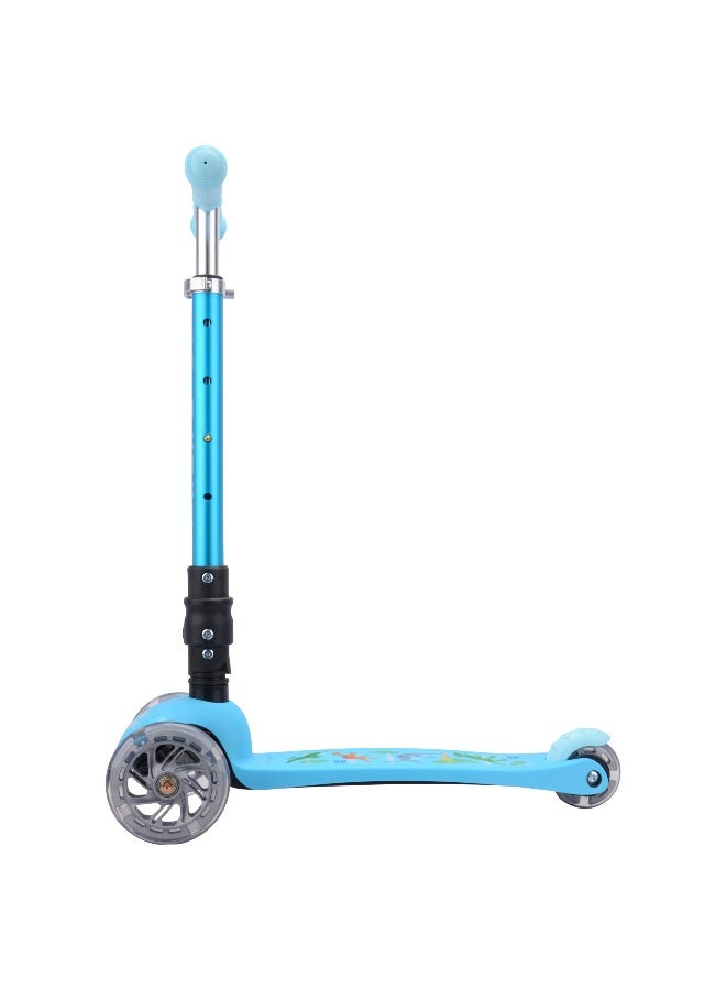 BoldCube 3 Wheel Scooter Folding Teeny Dinosaur (Blue) - Image 3
