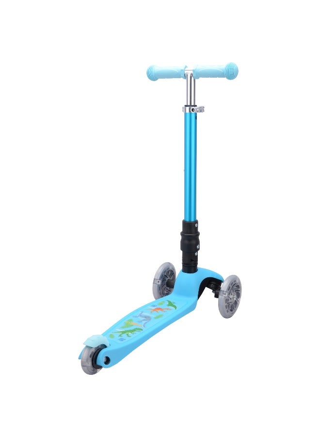 BoldCube 3 Wheel Scooter Folding Teeny Dinosaur (Blue) - Image 4