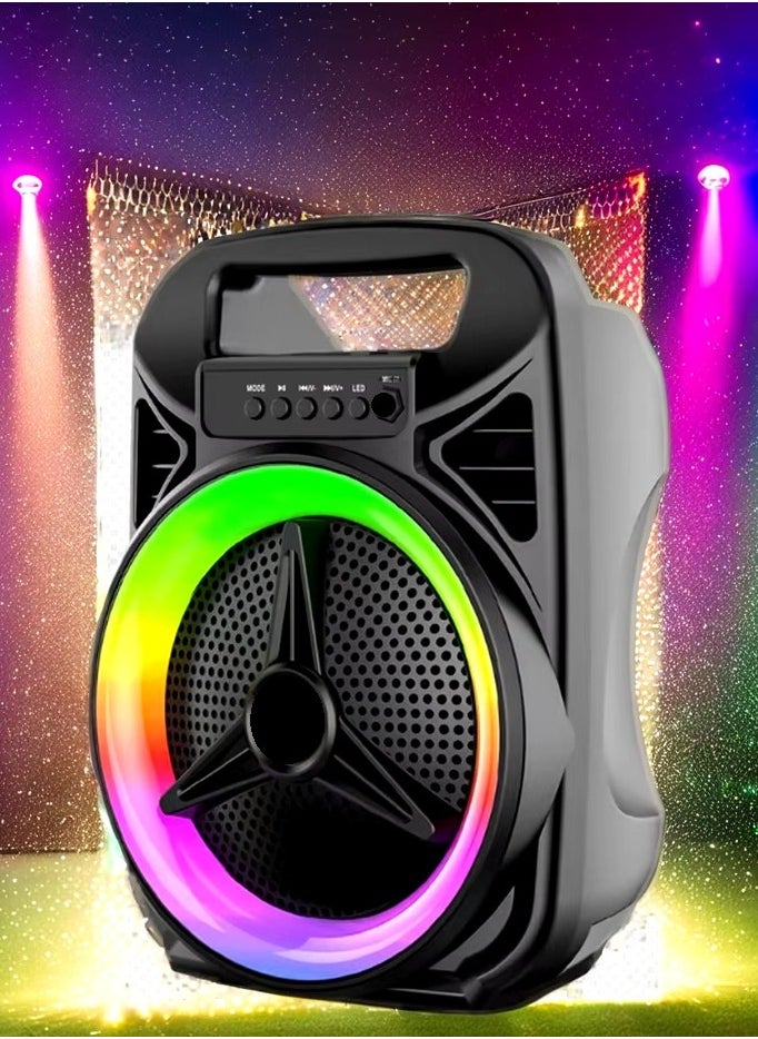 Wireless Bluetooth Speaker JL-850 with PartyBoost, Powerful Sound, Colored Lamp, USB Port, Rechargeable Battery