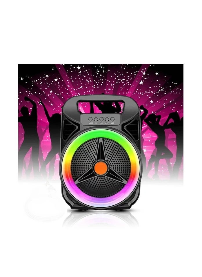 Wireless Bluetooth Speaker JL-850 with PartyBoost, Powerful Sound, Colored Lamp, USB Port, Rechargeable Battery