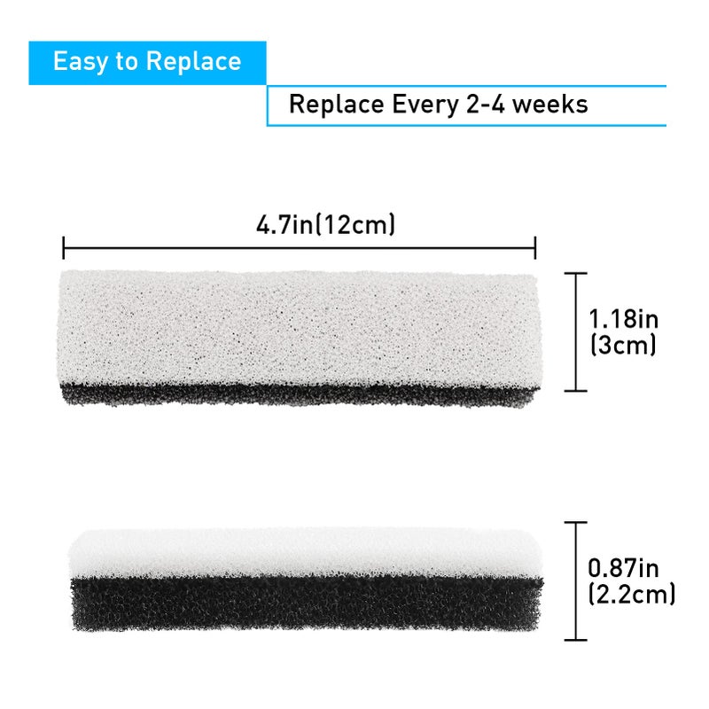 NPET Cat Dog Water Fountain Replacement Filters for WF020TP/WF020BL/WF020WH Fountains - Image 3