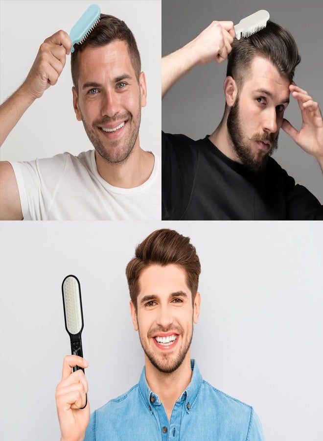 Dephnes 4 Pieces Folding Hair Brush Travel Foldable Hair Brush Portable Hair Combs Pocket Size Mini Hair Brush for Women Men Family Travel School Gym Bag Purse - Image 5