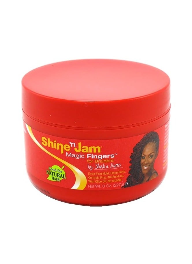 Shine 'n Jam - Shine N Jam Magic Fingers For Braiders Extra Firm Hold 8 Ounce - Image 1