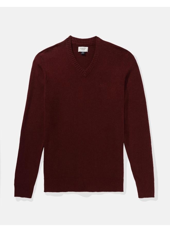 American Eagle Super Soft V-Neck Sweater - Image 3