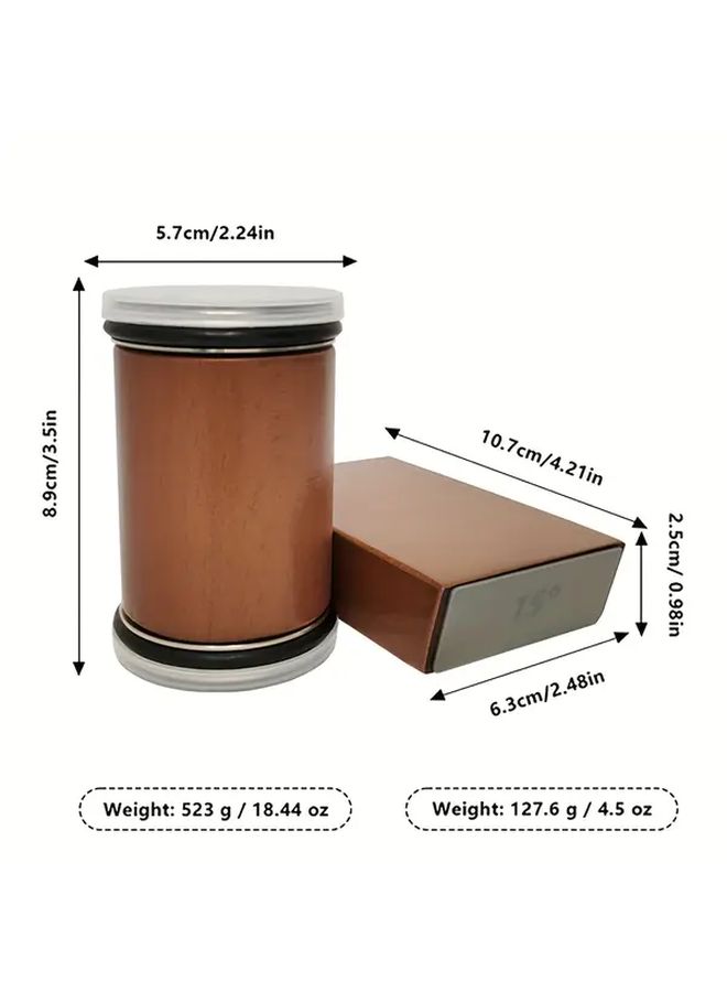 Rolling Knife Sharpener Tool Wooden Grain Chestnut Kitchen Knife Sharpening Stone Set Diamond and Ceramic Stone for Steel Any Hardness Dual Grinding Angles 15 Degree 20 Degree - Image 3